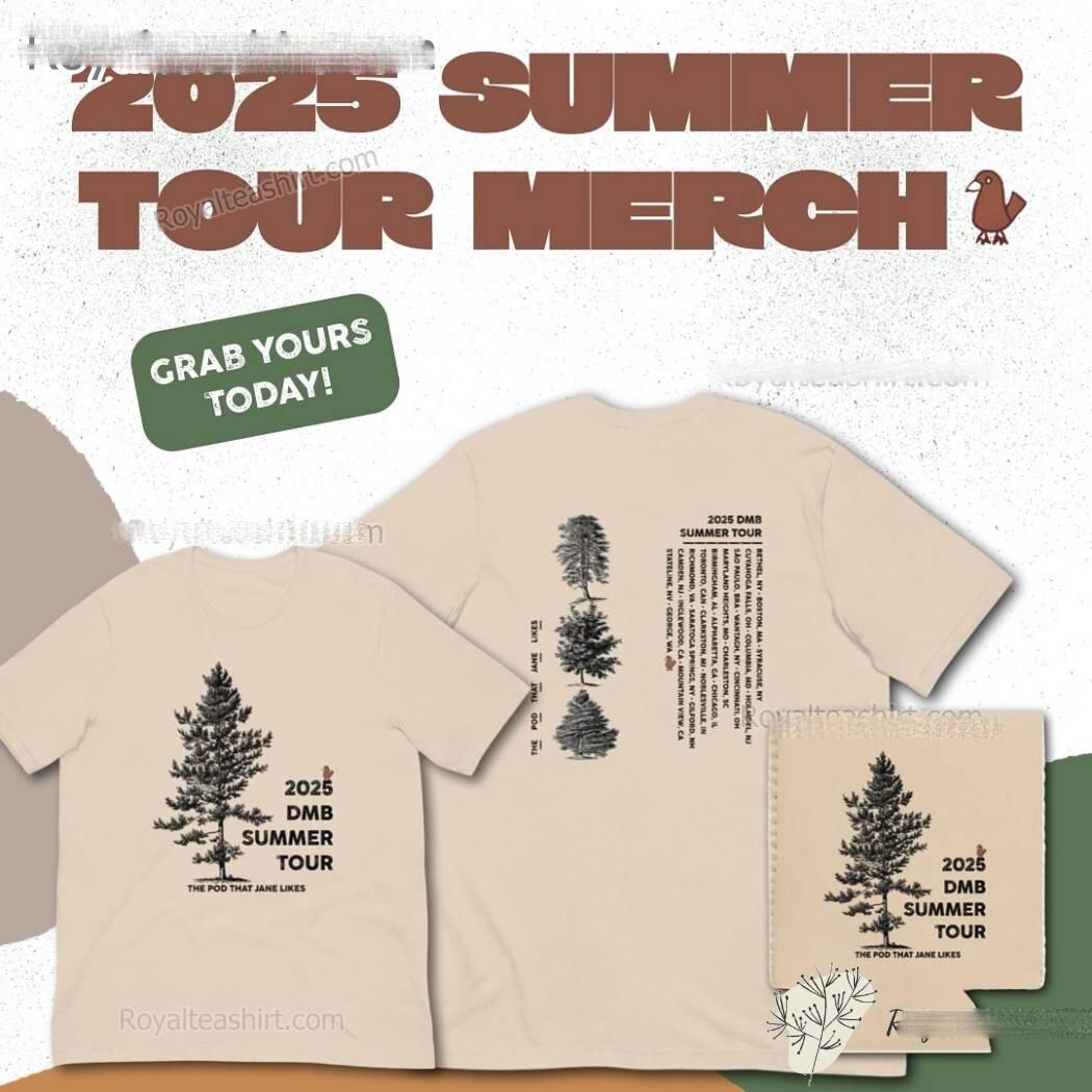 Dave Matthews Band 2026 Dmb Summer Tour The Pod That Jane Likes T-shirt All Size XXXL