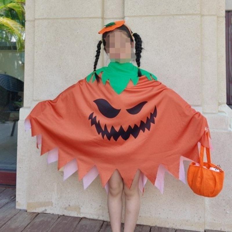 Halloween Kids' Costumes Witch & Cloak Set / Vampire Cosplay Outfit Ideal for Kindergarten Stage Performances