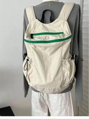 Mochila de Nylon Estilo Harajuku Coreano - Versátil, Ligera, Gran Capacidad, Doble Hombro para Estudiantes