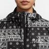 Nike Totem Print Paisley Woven Hooded Jacket Women Jacket Black CU5893-010
