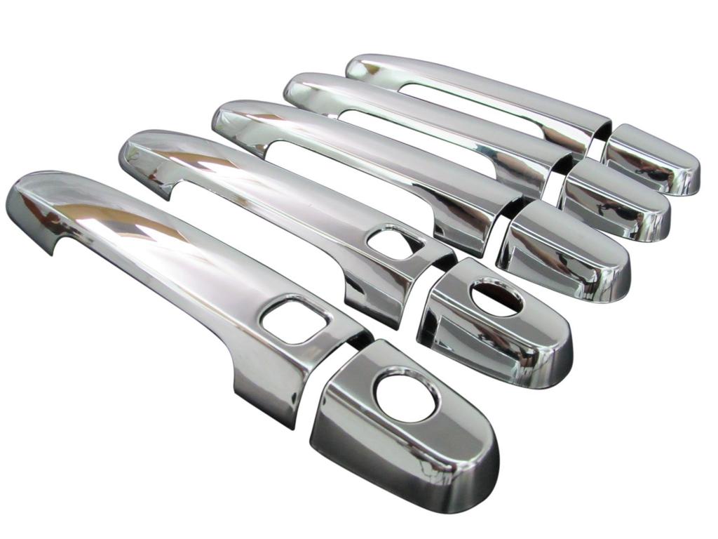 BRIGHTZ Ipsum 20 Series Chrome Outer Door Handle Covers 764 (COR-NOBU-FS-A3B2C2D3)