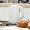 Electric Kettle 1.7L 2200W with Removable Anti-Scale Filter Automatic Shut-off 360 degrees Swivel Base Cream