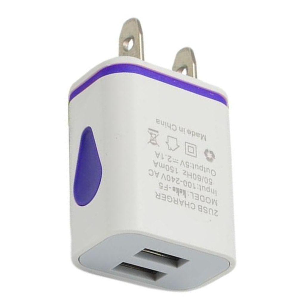 USB Wall Chargers Ports Charging Head Long Supplies Power Adapter