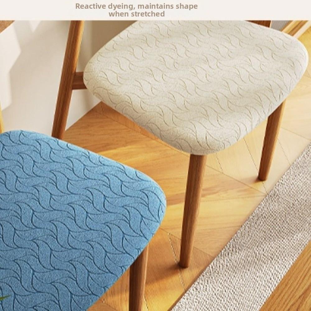 Jacquard Stretch Dining Chair Cover Removable Chair Slipcovers Modern Seat Covers Living Room