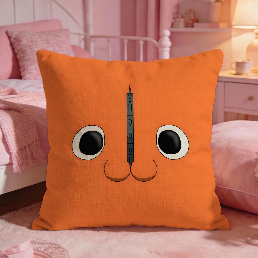 cChainsaw Manss anime Cushion Cover Premium Comfort Reversible Pillow Cove Two in One Design for Any Room  Car Interior
