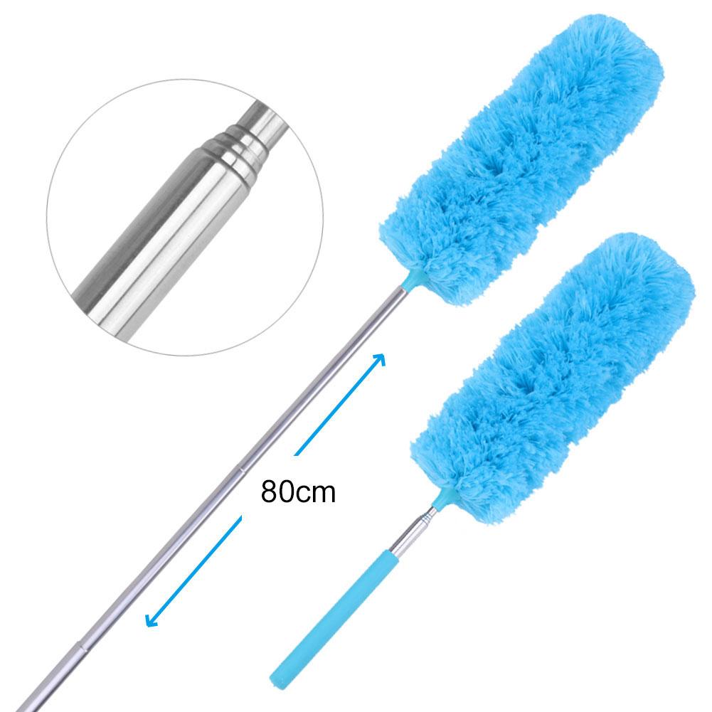 Adjustable Stretch Extend Microfiber Feather Duster Household Anti Dusting Brush Air-condition Car Furniture Cleaning Brush