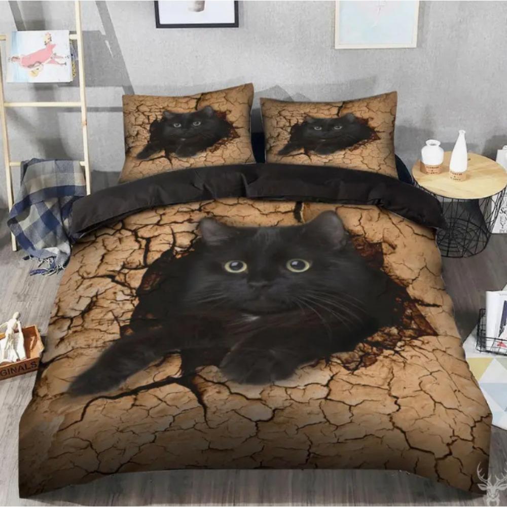Fashion Technology Printing, 3D Digital Printing, Bedding, Duvet Covers, Pillowcases, Three-piece Sets