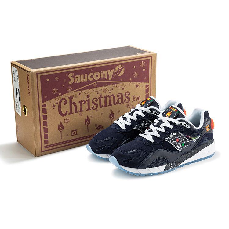 SAUCONY Shadow 6000 Winter Fairy Tale Retro Casual Suede Cushioning Non-Slip Waterproof Low-Top Running Shoes Unisex Running Shoes Blue White S79032-1
