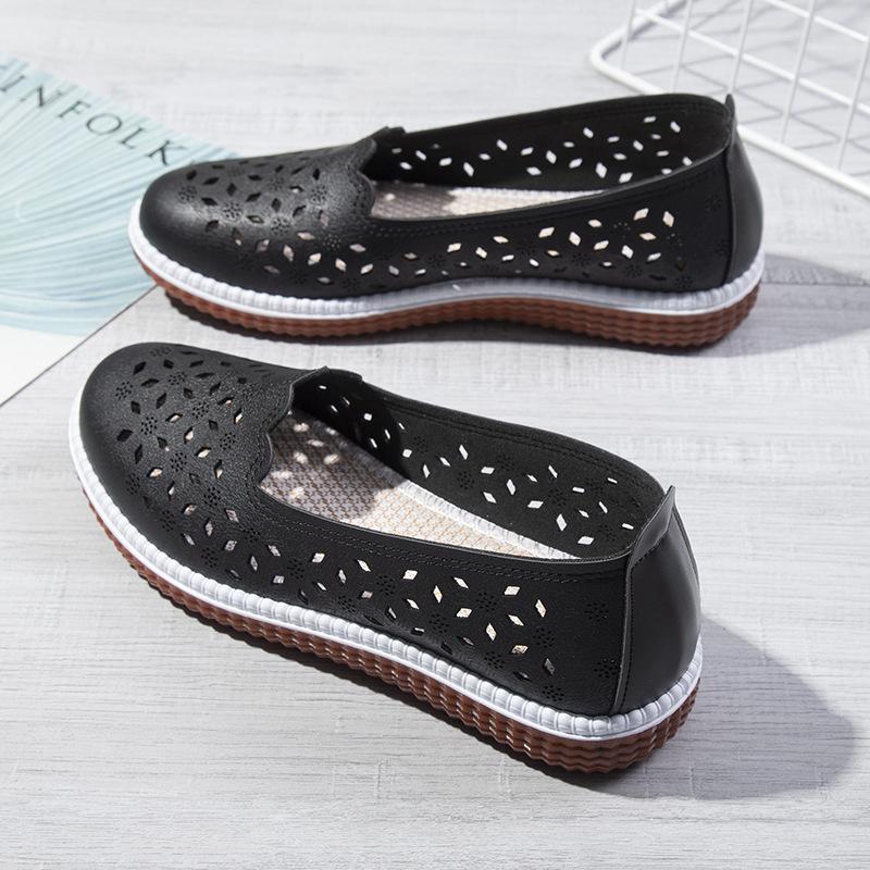 Spring And Summer Fashion New Mesh Breathable Round Toe Shallow