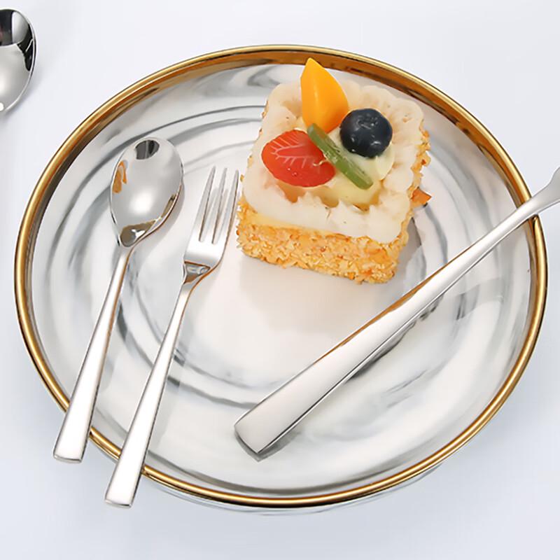 Długa łyżka do sałatki ze stali nierdzewnej 304