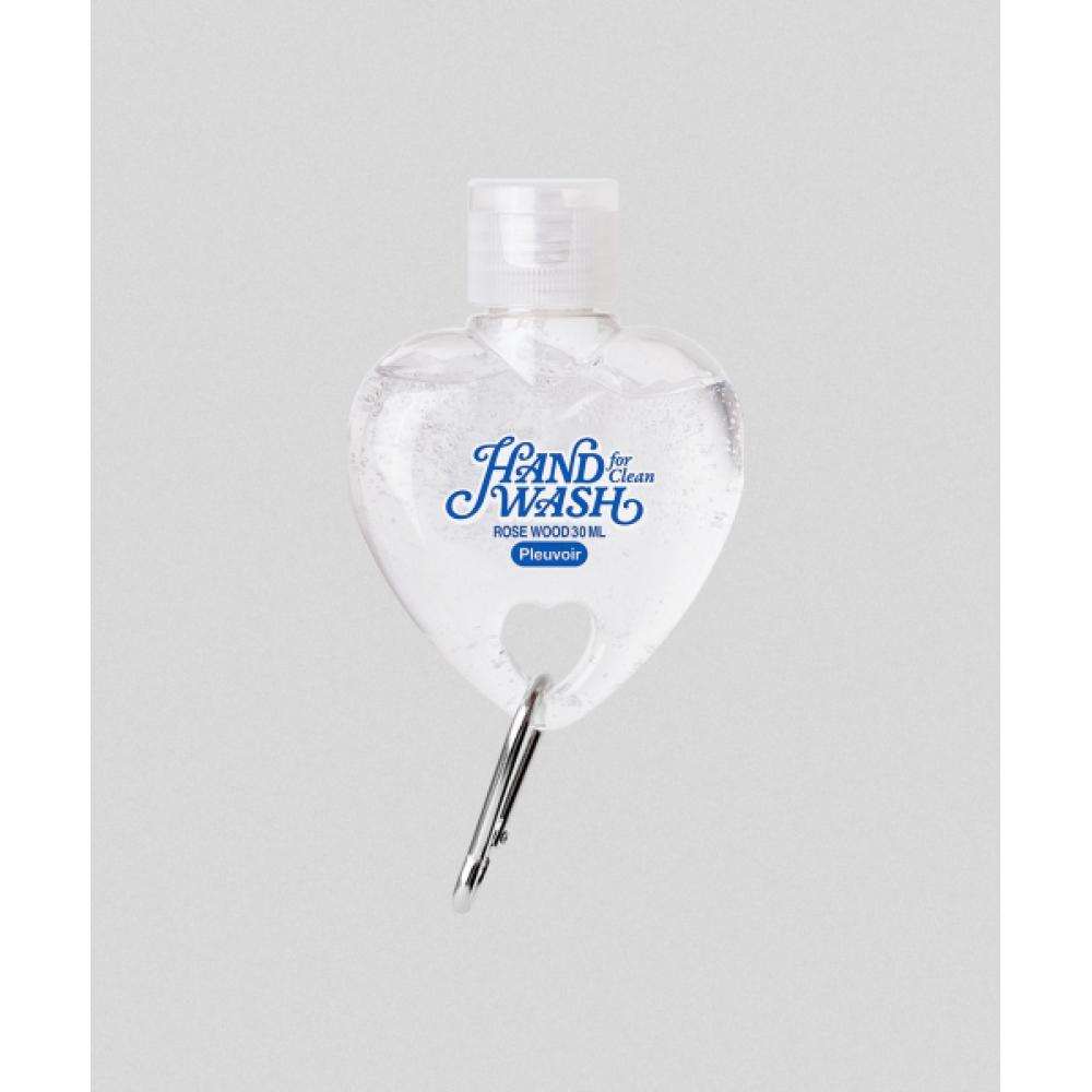 Pleuvoir Heart Keyring Hand Wash Rosewood 30ml
