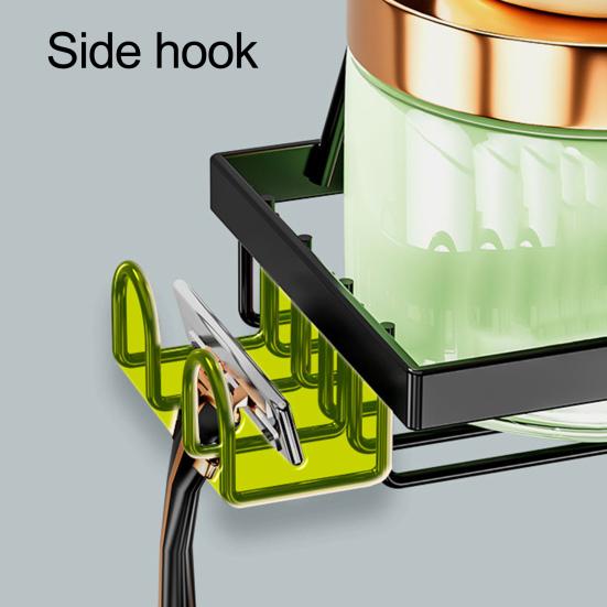 Duschablage Badezimmerregal Starke Tragfähigkeit Einfache Montage 3 Etagen Rostfrei Dusche