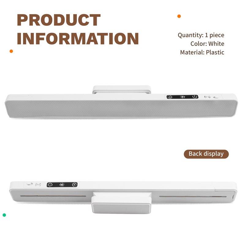 ABGR-Rechargeable Kitchen Ceiling Light With Remote Control 5 Colors Dimmable Light Bar Mirror Lights