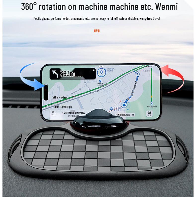 Multifunctional Anti-slip Pad & Mobile Holder with Parking Number Plate