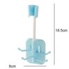 Shower Head Holder 360° Adjustable Strong Self-Adhesive Shower Head Bracket Wall Mount With 4 Hooks Stand Bathroom Universal