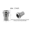 Marine 316 Stainless Steel Thru Hull Fitting Connector Half Thread Water Outlet Boat Bilge Drain Hose Fitting