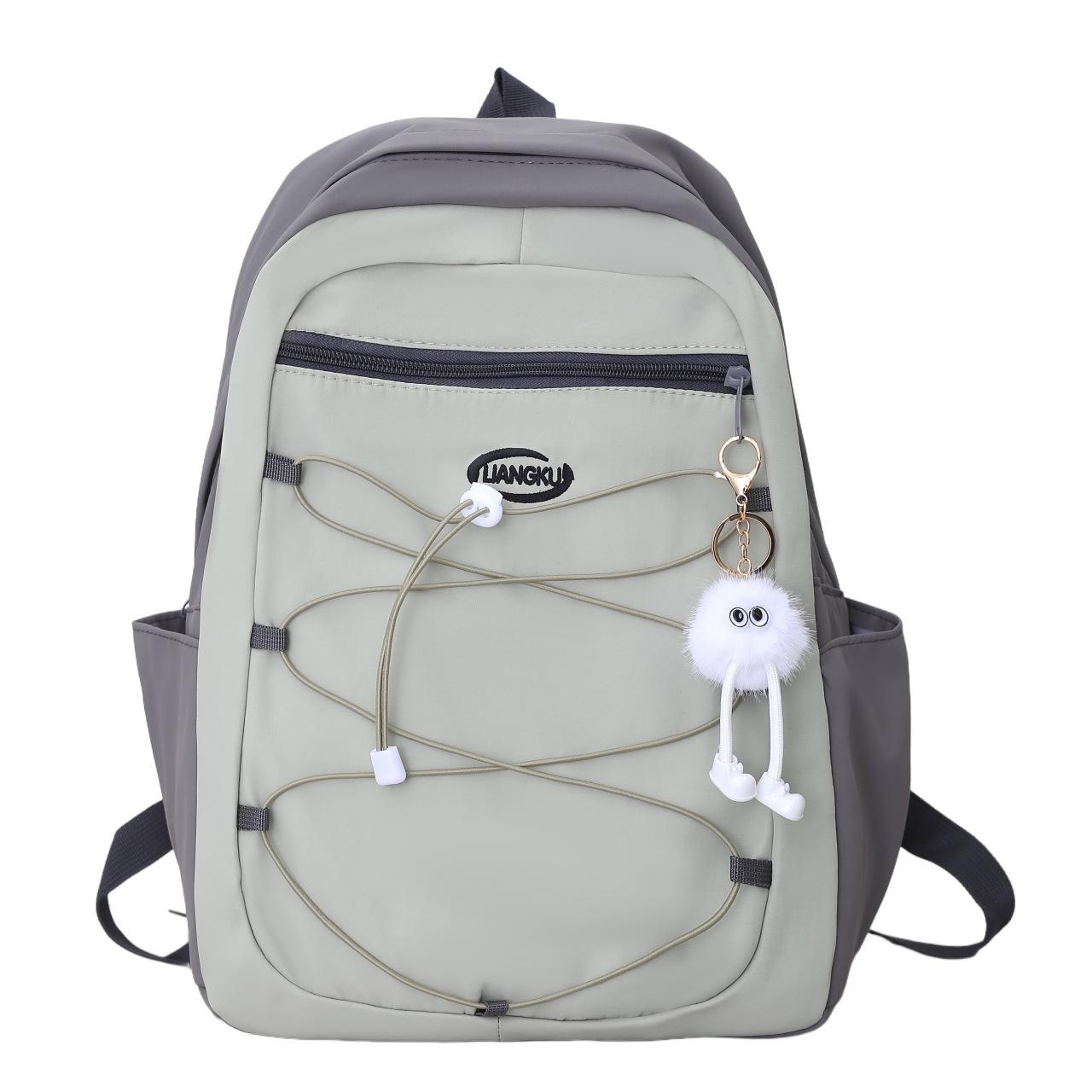 

Women s Niche Design Sports Backpack for Junior High Students – Large Capacity for Outdoor Travel and Casual Use зелений