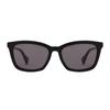 GUCCI Temples Logo Rectangular Sunglasses Women’s Black