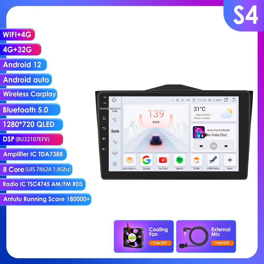 9" Android Bluetooth GPS Navigator for 18-19 Lada BA3 - Car-Mounted Large Screen