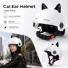 Transparente Linse Motorradhelm Katzenohren Dekoration Reithelm Elektroauto Helm Damen