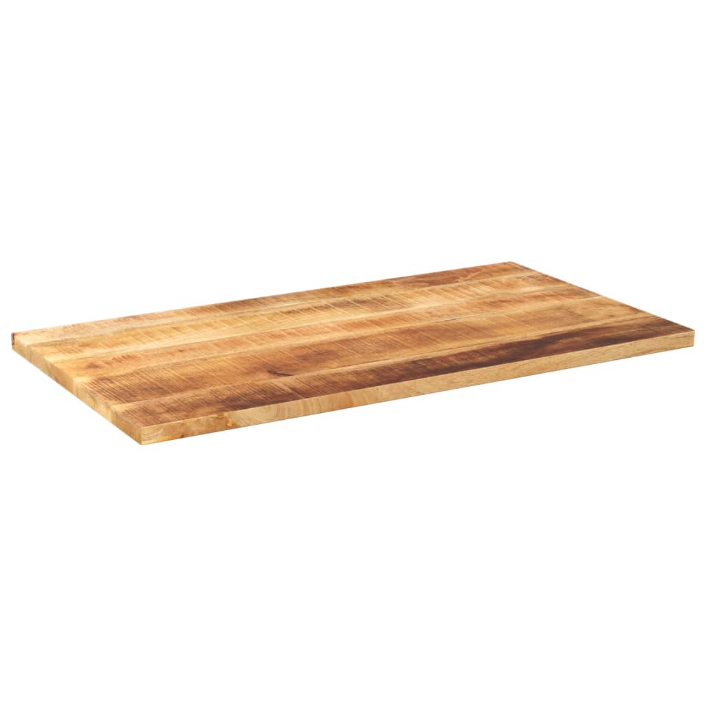 Vidaxl Blat Do Stołu, 100X70X2,5 Cm, Prostokątny, Surowe Drewno Mango