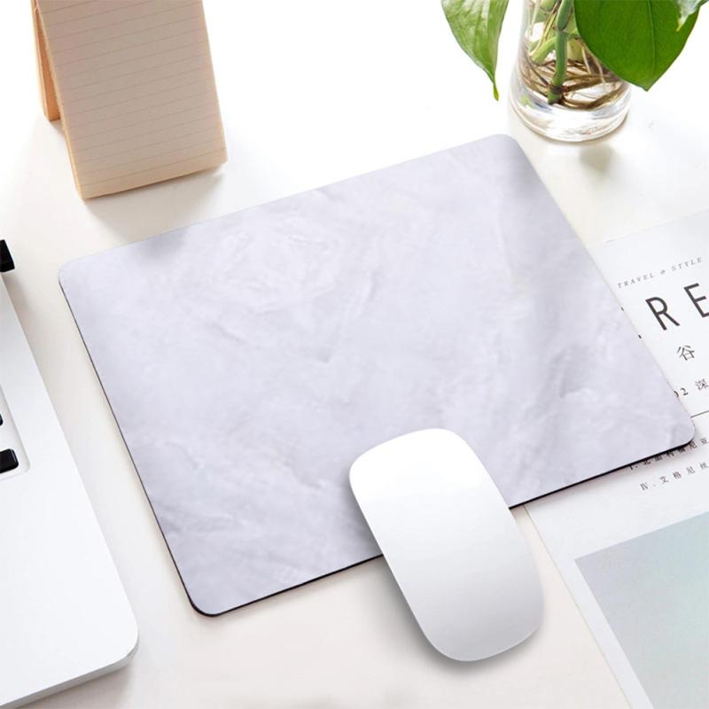 22cm*18cm*0.3cm Mouse Pad Rubber + Cloth Marble Pattern Non-slip Game Pad