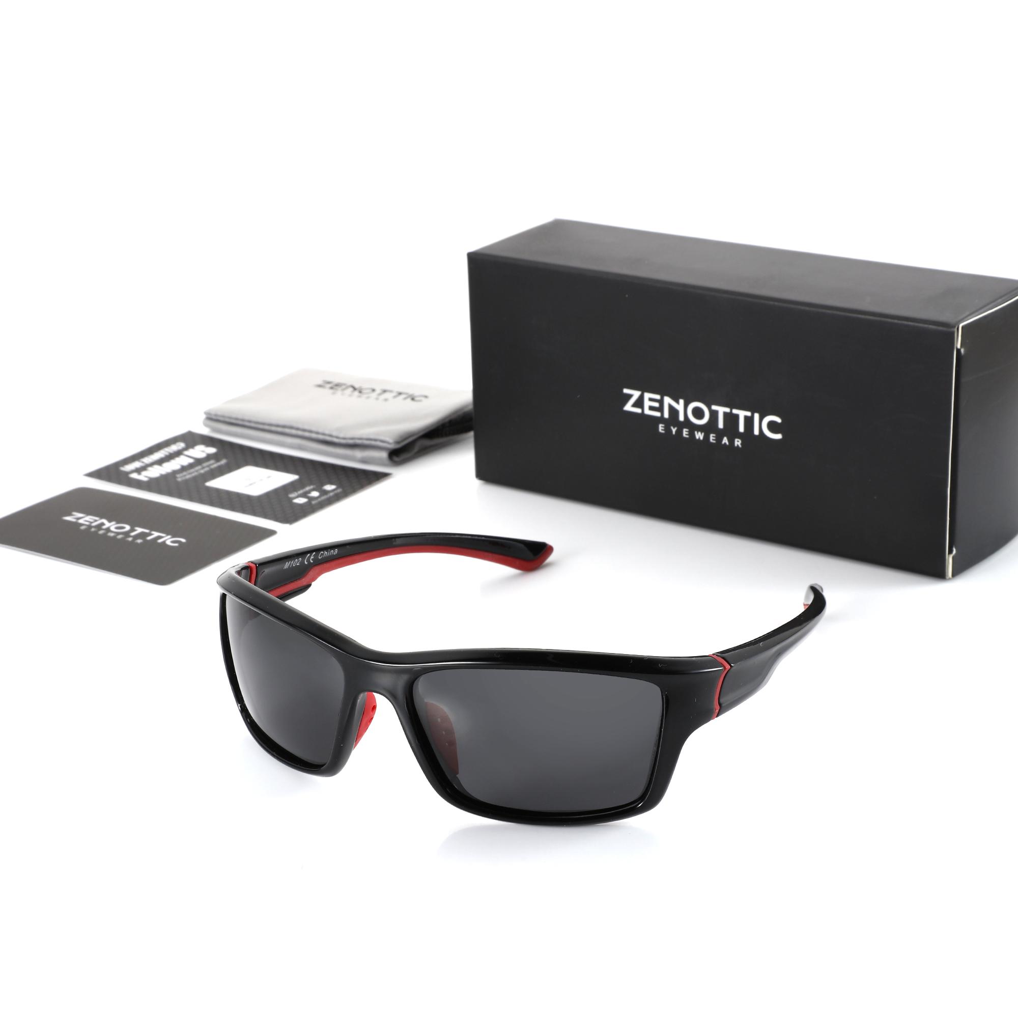 

ZENOTTIC Fashion Cycling Sport Sunglasses UV Protection Polarized Sun Glasses for Men Women Driving Travel Shade