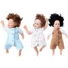 7’’ Handheld Reborns Doll Life Like Baby Girl Doll Parenting Game Doll Nursery Room Decors Reborns Doll