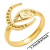 6pcs/lot Gold Plated Stainless Steel Base Rings Settings DIY Blank Knuckle Rings for Women Jewelry Charms Never Fade Wholesale