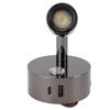 RV Reading Lamp USB Port Matte 3 Color Temperature Dimmable Touch   RV Reading Wall Sconce  12‑24V