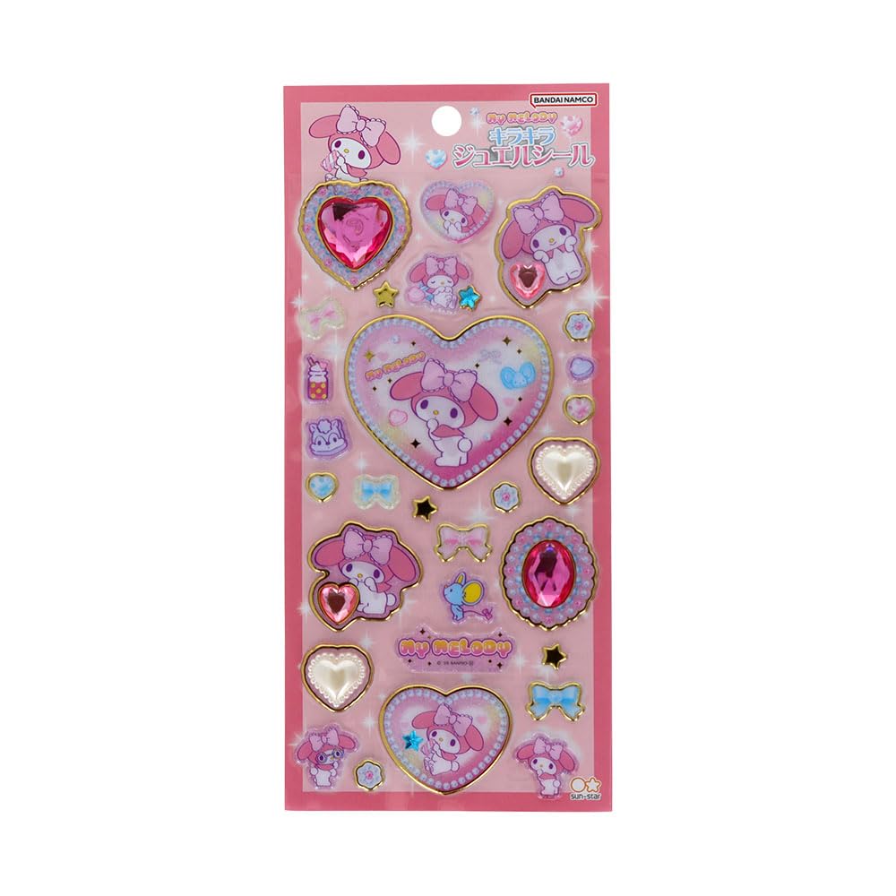 

Stationery My Melody Sanrio Characters Jewel My Melody S8815720 Sun-Star Stickers, Style,