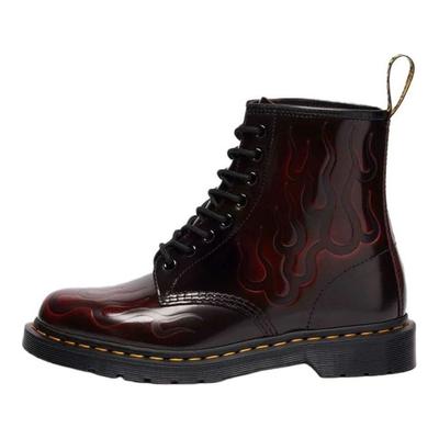 Stivali Stringati Vintage in Pelle 1460 Unisex Rosso Ciliegia 41764600
