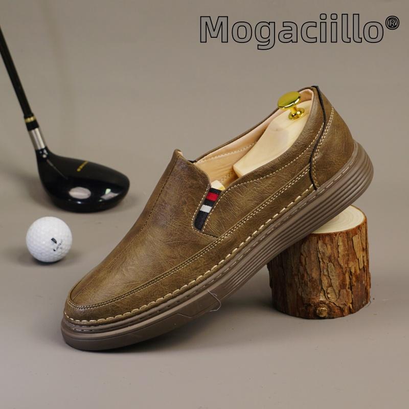 

Men s Genuine Leather Loafers Soft Soled Flat Shoes Outdoor Casual Shoes Office Company Cowhide Luxury Sneakers for Men Mo-43211 47 чёрный