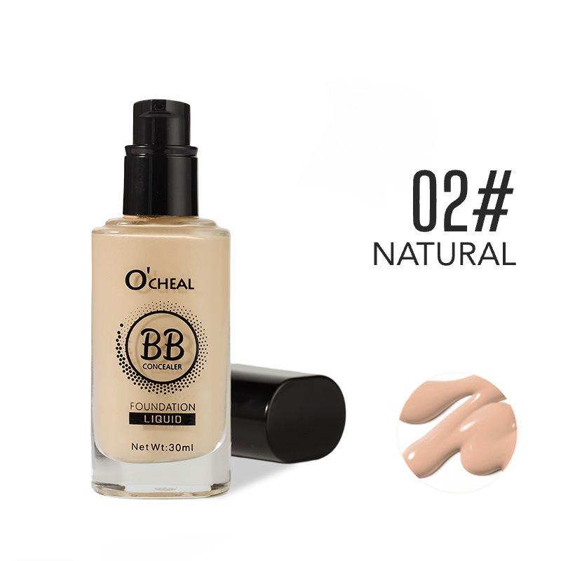 BB Cream Ligera que Cambia de Temperatura OCHEAL: Base de maquillaje transpirable, Corrector, Prebase, Ilumina el tono de la piel