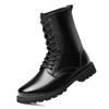 Martin boots men's autumn and winter cowhide high-top boots, British style trend biker boots, non-slip cargo boots