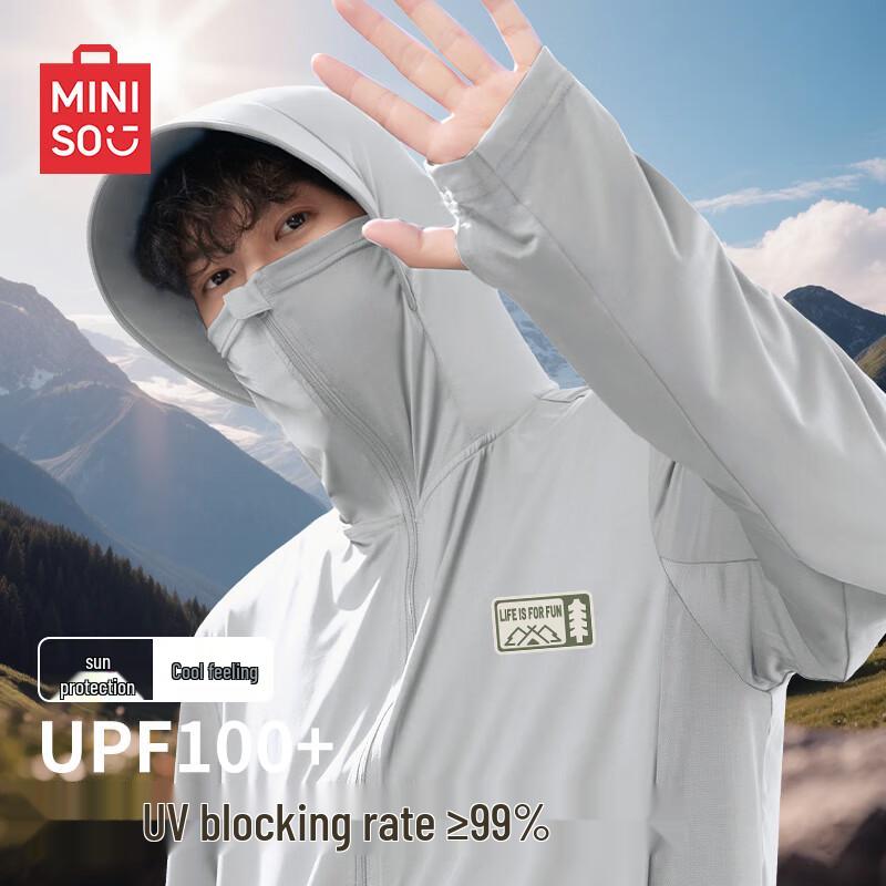 MINISO Men s 3-in-1 UPF100+ Sun Protection Jacket 3XL