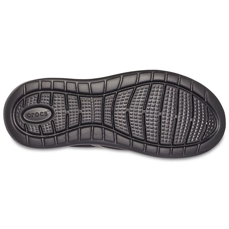 Crocs Literide Street Sports Odpružení Prodyšné Lehké Nízké Běžecké Boty Unisex tenisky Černá 205162-060