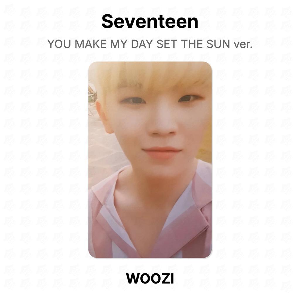 Seventeen YOU MAKE MY DAY SET THE SUN ver. Official Photocard