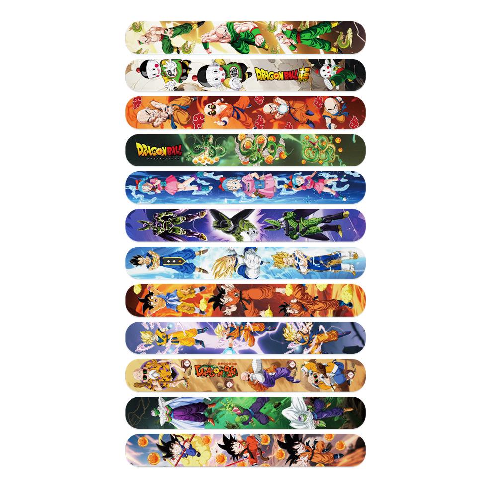 Son Goku Dragon Ball Slap Bracelets - Party Wristbands & Great Demon King Gift Set for Kids