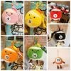 Soft Billiards Plush Key Ring 6 Colors Backpack Key Chain Billiard Balls Pendant  Christmas