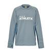 Athleta Grid Brushed TR Blue Gray 04160 Shirt, (46), Large,