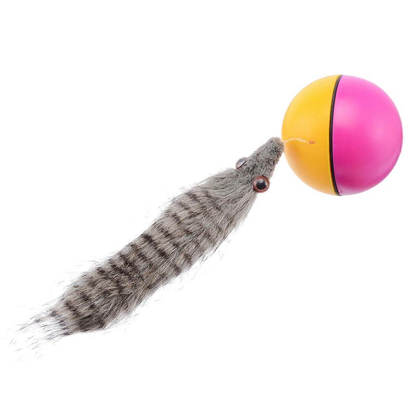 WCIC New Funny Dog Cat Weasel Jumping Rolling Moving Pet Ball Interactive Play Toy