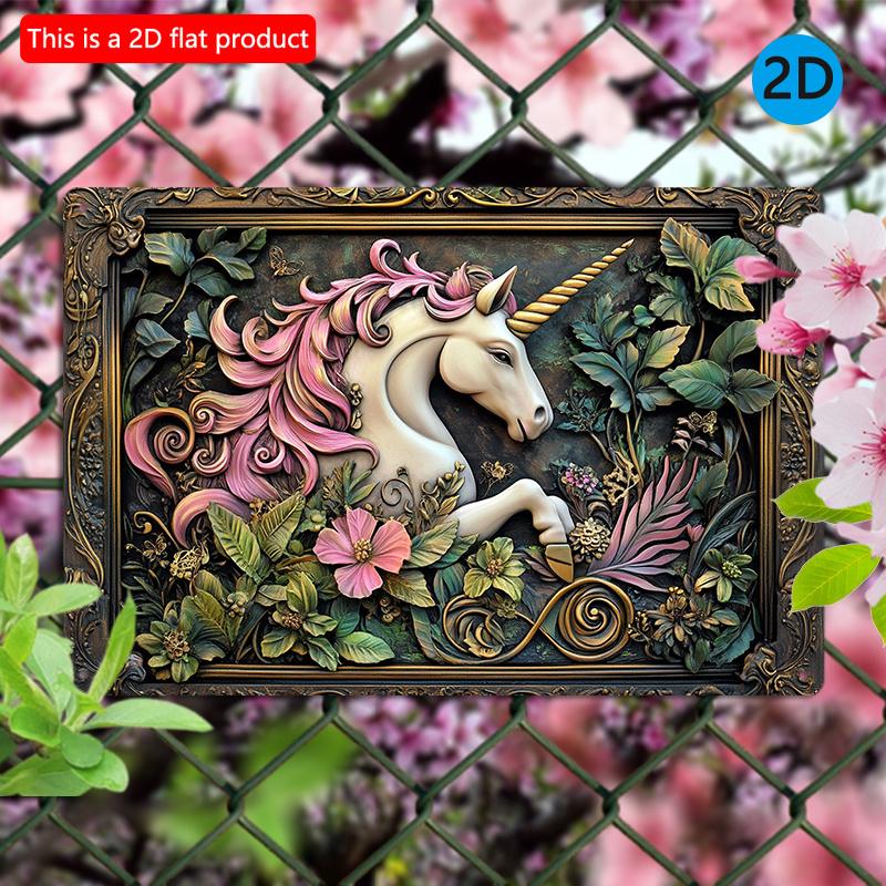 

2d Flat 30*20cm, Charming Pink Unicorn Wooden Wall Art Wooden Sign for Bedroom, Study, or Home Decor, Durable and Easy To Install. 30*20cm