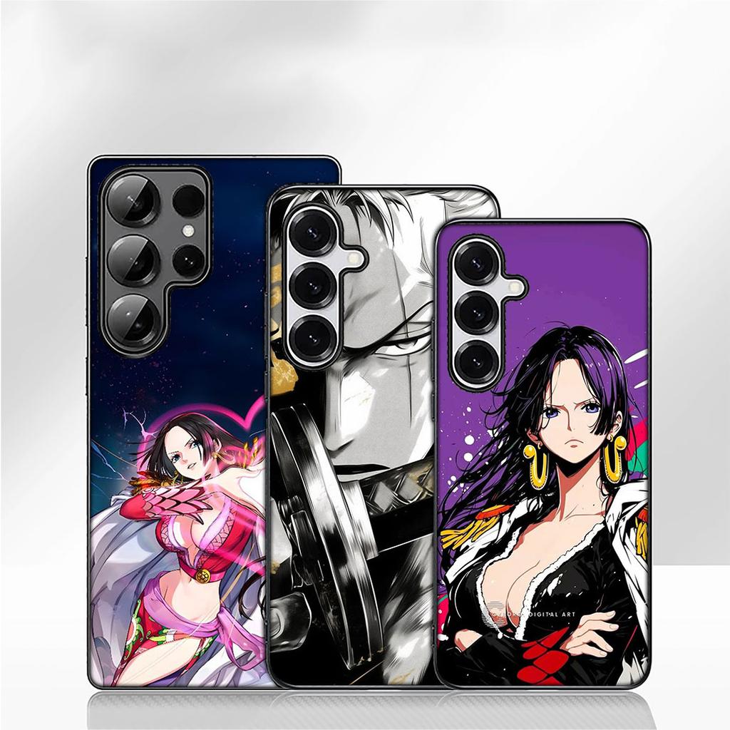 ONE PIECES Luffy Boa Hancock Zoro Case for Samsung Galaxy A07 A13 A12 A14 A23 A42 A50 A51 A52 A53 A70 A71 A72 A04 Note 20 9 8 10