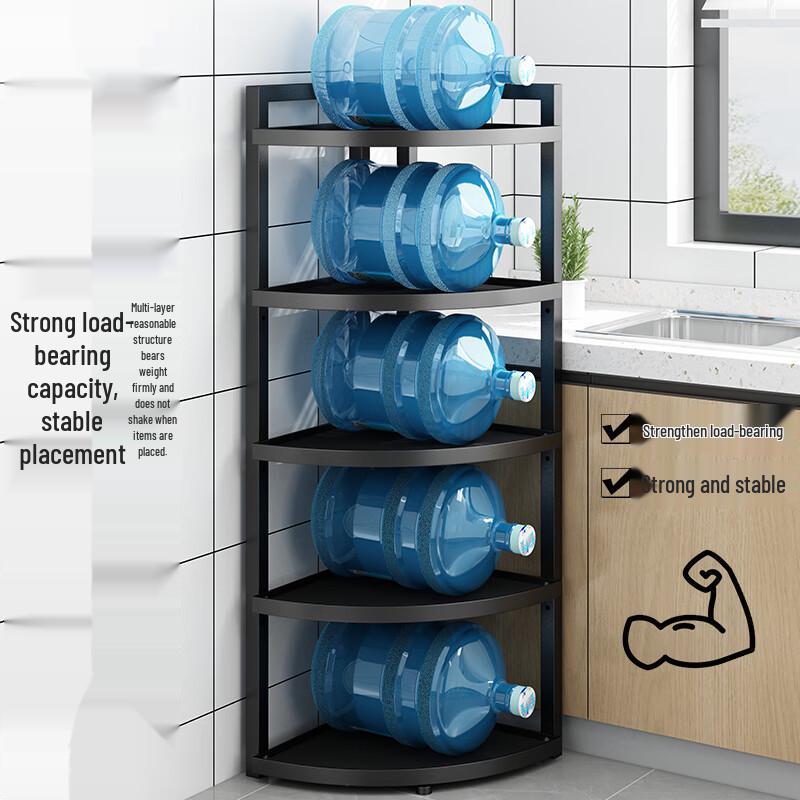 Adjustable Triangular Corner Kitchen Storage Rack