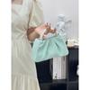High-quality Cloud Bag Summer Fashion Fairy Pearl Wrist Trendy Handbag Crossbody Pleated Bag Women