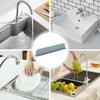 Kitchen Sink Splash Guard Faucet Splash Guard 19IN Tray And Mats Stopper Kitchenware Water Barrier For Home Outdoor Household
