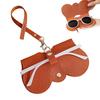 Sunglasses Case Soft Faux Leather Sunglasses Pouch Bag Eyeglass Case Travel Eyewear Holder Portable Slip Bag for Women Men