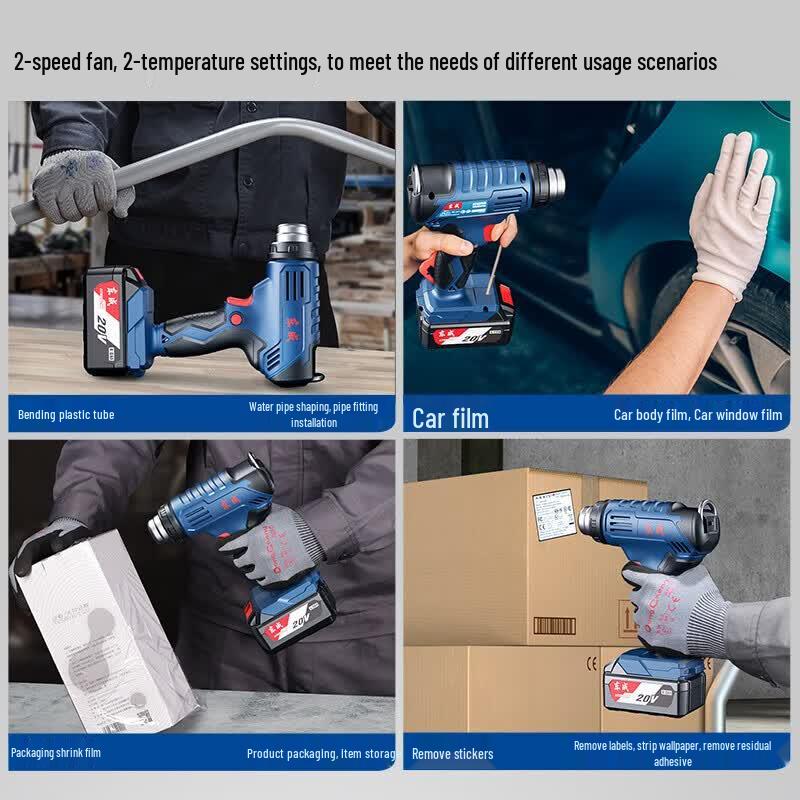 Dongcheng Cordless Lithium-Ion Heat Gun DCQB550 CN plug (adapter included)