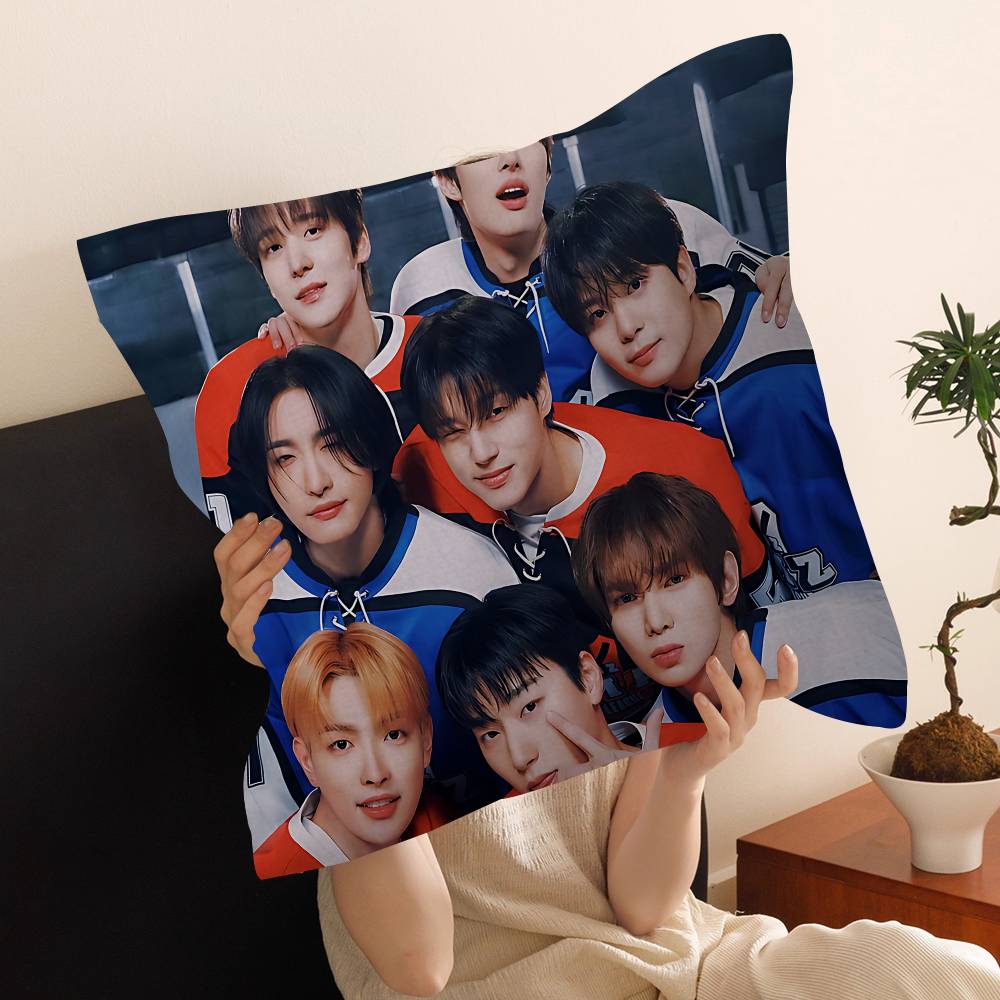 Boy Group A-ATEEZ-Z Pillow Cover Design Cushion Cover Decor Holiday Decorati